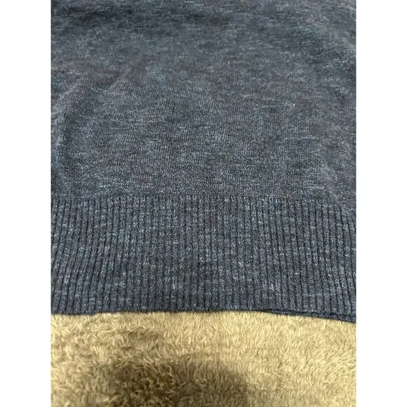 American Eagle navy crew neck cotton sweater athletic fit, size L - Picture 4 of 7